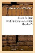 Carte Precis de Droit Constitutionnel. 2e Edition HAURIOU-M