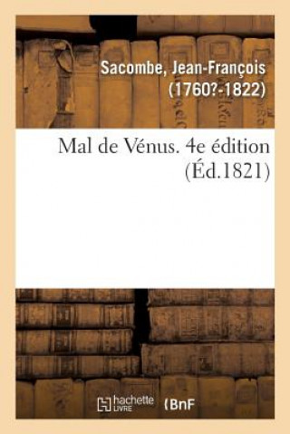 Knjiga Mal de Venus. 4e Edition SACOMBE-J