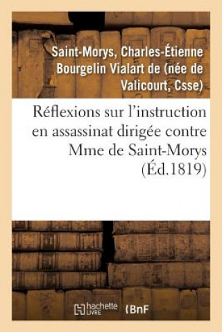 Carte Reflexions Sur l'Instruction En Assassinat Dirigee Contre Mme de Saint-Morys SAINT-MORYS-C