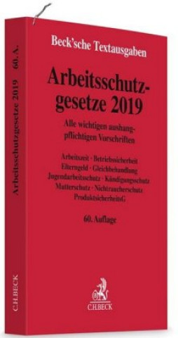 Könyv Arbeitsschutzgesetze 2019 