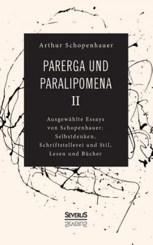 Knjiga Parerga und Paralipomena II Arthur Schopenhauer