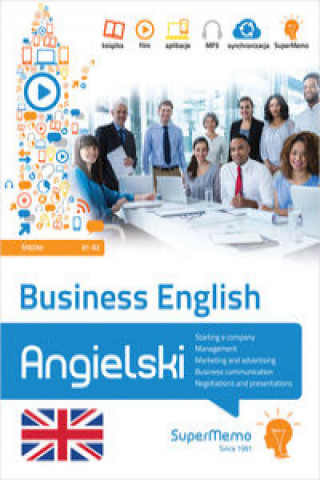Kniha Business English komplet 5 kursów (poziom średni B1-B2) Warżała-Wojtasiak Magdalena