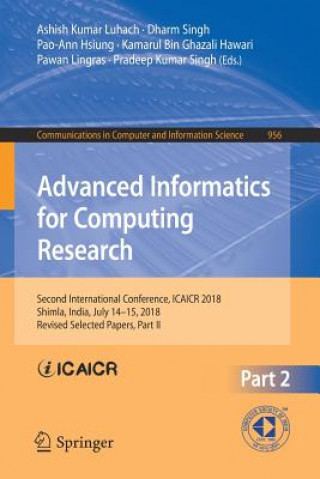 Könyv Advanced Informatics for Computing Research Kamarul Bin Ghazali Hawari