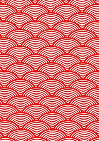 Könyv Japanese Kanji Practice Paper Notebook: 130 sheets, Asian Calligraphy, Red Geometric Artwork Morongo Publishing