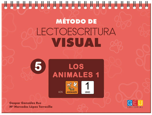 Kniha Método de lectoescritura visual 5. Los animales 1 