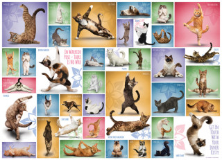 Játék Yoga Cats. Puzzle 1000 Teile Eurographics