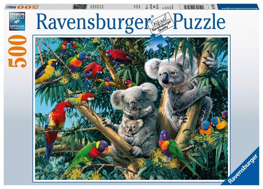 Játék Koalas im Baum - Puzzle mit 500 Teilen 