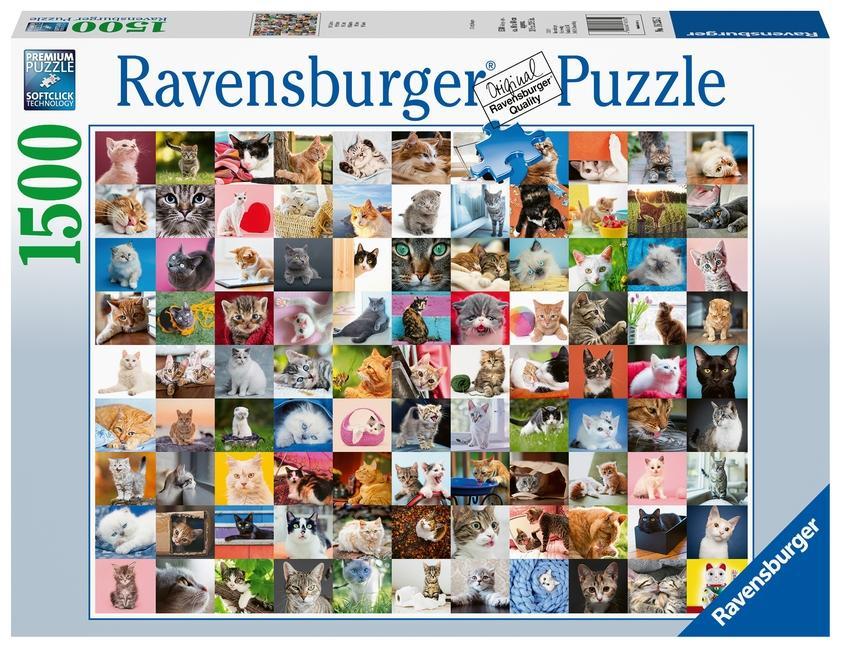 Igra/Igračka 99 Katzen - Puzzle mit 1500 Teilen 