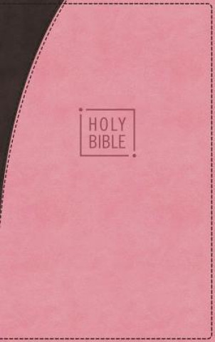 Book Niv, Premium Gift Bible, Leathersoft, Pink/Brown, Red Letter Edition, Comfort Print Zondervan