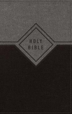 Carte Niv, Premium Gift Bible, Leathersoft, Black/Gray, Red Letter Edition, Indexed, Comfort Print Zondervan