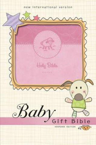Carte Niv, Baby Gift Bible, Holy Bible, Leathersoft, Pink, Red Letter, Comfort Print: Keepsake Edition Zondervan