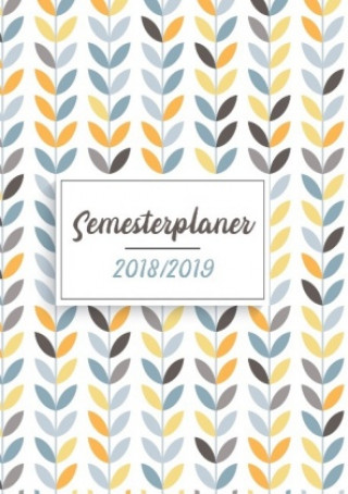 Carte Semesterplaner & Semesterkalender 2018-2019 Sabrina Müller
