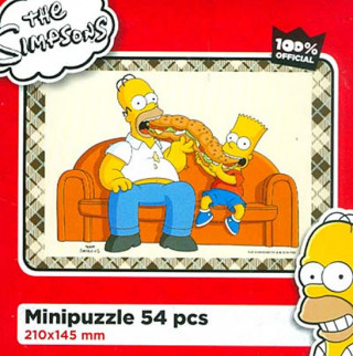 Gra/Zabawka The Simpsons: Maxibageta/Mini Puzzle 