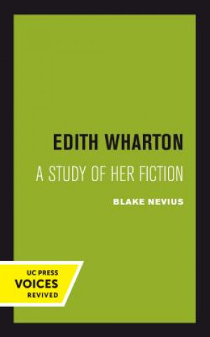 Kniha Edith Wharton Blake Nevius