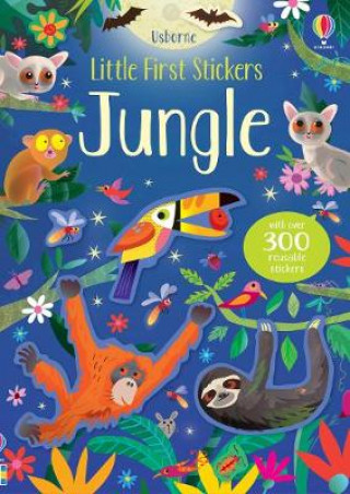 Книга Little First Stickers Jungle KIRSTEEN ROBSON