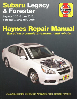 Книга Subaru Legacy (10-16) & Forester (09-16) Haynes