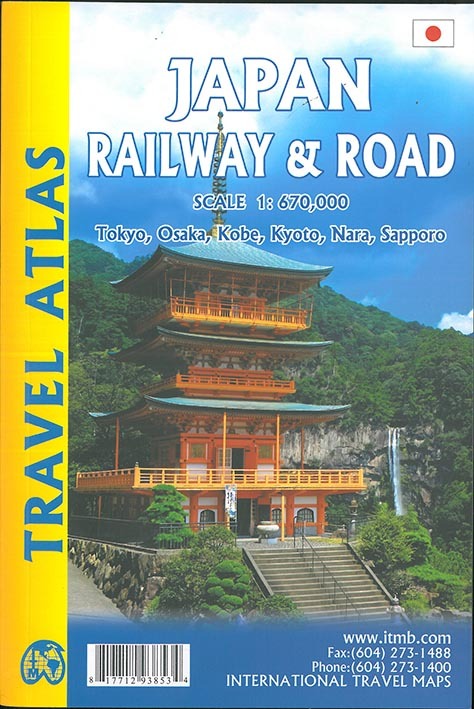 Könyv Japan Railway & Road Travel Atlas    1 : 670 000      
