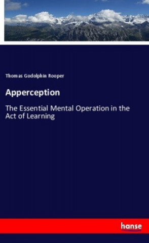 Knjiga Apperception Thomas Godolphin Rooper