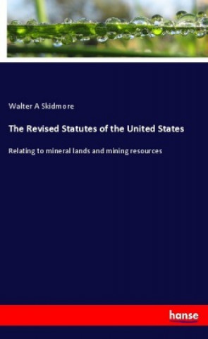 Kniha The Revised Statutes of the United States Walter A Skidmore