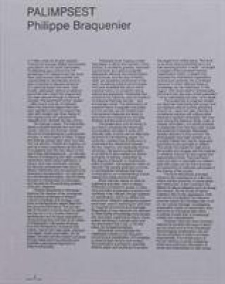 Knjiga Palimpsest Philippe Braquenier