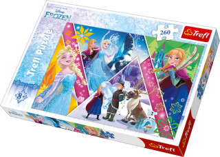 Hra/Hračka Trefl Puzzle Frozen - Kouzelné vzpomínky / 260 dílků 