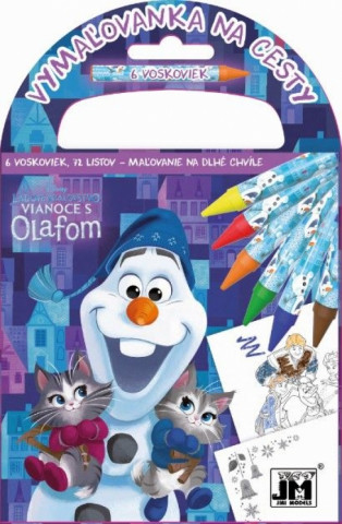 Kniha Vymaľovanka na cesty/ Vianoce s Olafom Disney