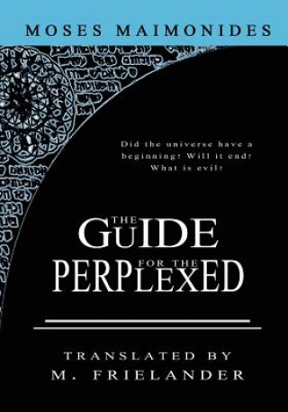 Book The Guide For The Perplexed Moses Maimonides