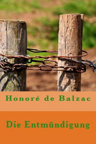 Kniha Die Entmündigung Honore De Balzac