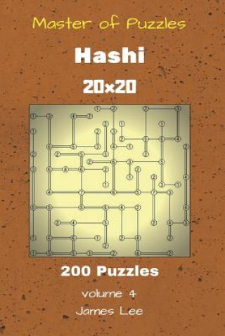 Livre Master of Puzzles - Hashi 200 Puzzles 20x20 vol. 4 James Lee