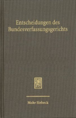 Книга Entscheidungen des Bundesverfassungsgerichts (BVerfGE) Mitglieder des Bundesverfassungsgerichts