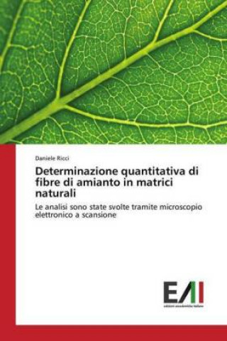 Buch Determinazione quantitativa di fibre di amianto in matrici naturali Daniele Ricci