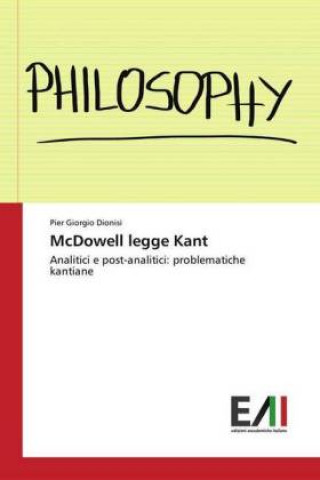 Knjiga McDowell legge Kant Pier Giorgio Dionisi