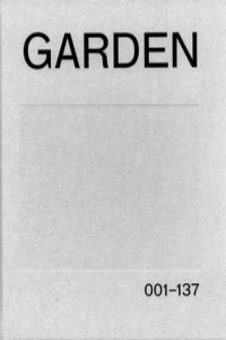 Kniha Garden / Zahrada Jiří Thýn