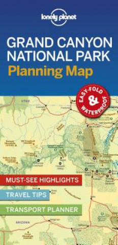 Materiale tipărite Lonely Planet Grand Canyon National Park Planning Map Lonely Planet