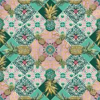 Articles de papeterie Karnet kwadrat z kopertą Pineapple Tile 