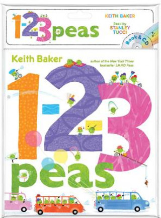 Kniha 1-2-3 Peas Keith Baker