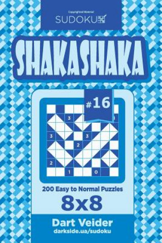Kniha Sudoku Shakashaka - 200 Easy to Normal Puzzles 8x8 (Volume 16) Dart Veider