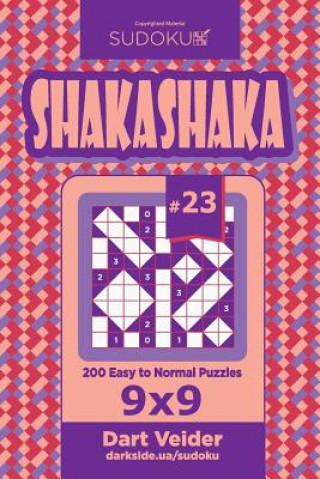 Kniha Sudoku Shakashaka - 200 Easy to Normal Puzzles 9x9 (Volume 23) Dart Veider