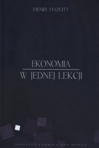 Book Ekonomia w jednej lekcji Hazlitt Henry