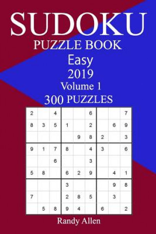 Carte 300 Easy Sudoku Puzzle Book 2019 Randy Allen