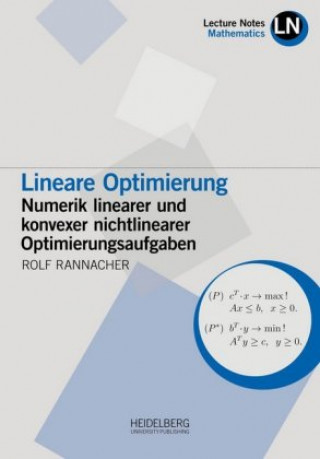 Boek Lineare Optimierung Rolf Rannacher