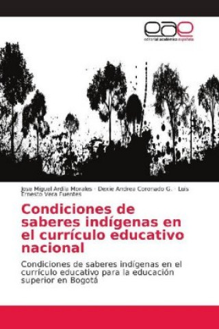 Carte Condiciones de saberes indígenas en el currículo educativo nacional Jose Miguel Ardila Morales