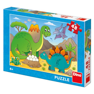 Játék Puzzle 48 Dinosauři 
