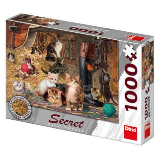 Hra/Hračka Puzzle 1000 Kočky secret collection 