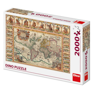 Game/Toy Puzzle 2000 Historická mapa světa 