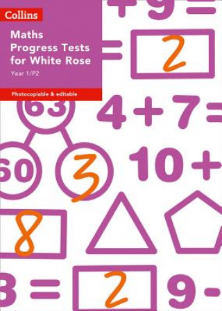 Książka Year 1/P2 Maths Progress Tests for White Rose Cherri Moseley