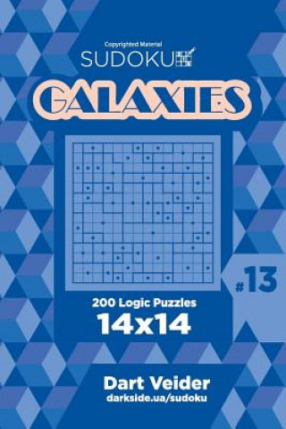 Könyv Sudoku Galaxies - 200 Logic Puzzles 14x14 (Volume 13) Dart Veider