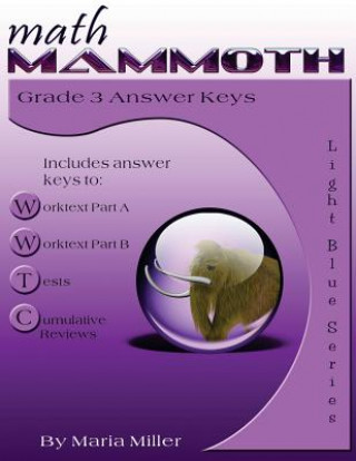 Carte Math Mammoth Grade 3 Answer Keys Maria Miller