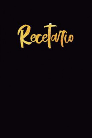 Carte Recetario: Libreta a rayas peque?a, libro de recetas en blanco para escribir. Regalo original perfecto para mujer, hombre. Para c Journals For Everyone