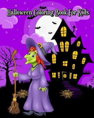 Libro Halloween Coloring Book For Kids: Stress Relieving Halloween Designs (Goregeous Coloring Book), 100 Pages Parnaby Kenway